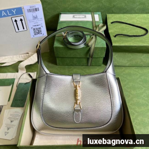 Gucci Jackie 1961 lame mini bag 636709 Silver