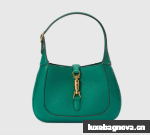 Gucci Jackie 1961 small natural grain bag 636709 Emerald green 