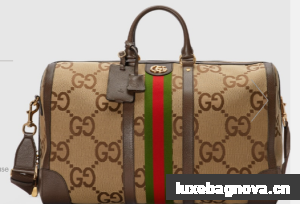 Gucci Jumbo GG large duffle bag 696039 brown