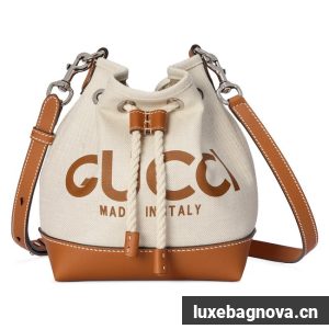 Gucci MINI SHOULDER BAG WITH GUCCI PRINT 777166 Beige
