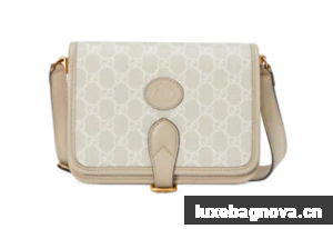 Gucci Mini shoulder bag with Interlocking G 671620 Beige
