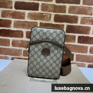 Gucci OPHIDIA GG SHOULDER BAG 696016 Brown