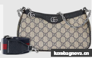 Gucci OPHIDIA GG SMALL HANDBAG 735132 Blue