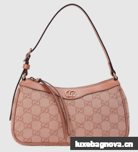 Gucci OPHIDIA GG SMALL HANDBAG 735145 Pink