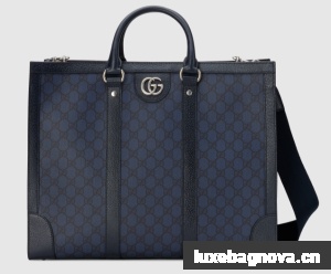 Gucci OPHIDIA LARGE TOTE BAG 724665 Blue