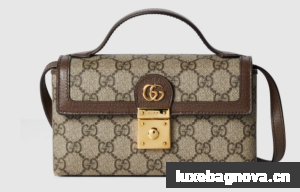 Gucci OPHIDIA MINI BAG 772314 Brown