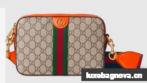 Gucci OPHIDIA SMALL CROSSBODY BAG 699439 Bright orange