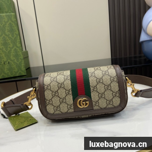 Gucci OPHIDIA SUPER MINI BAG 795466 brown