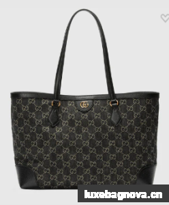 Gucci Ophidia medium tote with Web 631685 Black