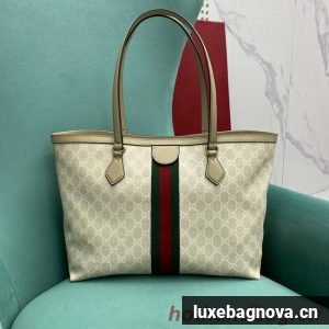 Gucci Ophidia series medium GG Tote Bag 631685 light gray