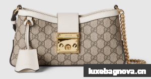 Gucci PADLOCK SMALL SHOULDER BAG 811705 white