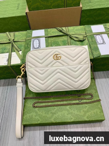 Gucci SMALL SHOULDER BAG 699758 white