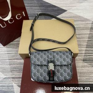 Gucci SUPER MINI SHOULDER BAG 800313 gray