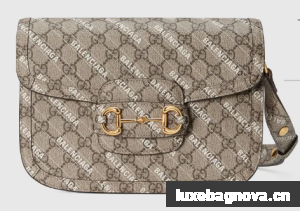 Gucci The Hacker Project small Gucci Horsebit 1955 bag 602204 Beige