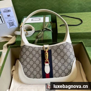 Gucci The Hacker Project small Jackie 1961 bag 636706 white