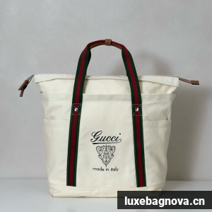 Gucci large tote bag 816863 white