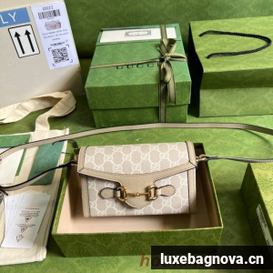 Gucci shoulder bag with Interlocking G 699296 Beige