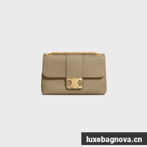 CELINE MEDIUM CELINE VICTOIRE BAG IN SUPPLE CALFSKIN 115852 BROWN SEPIA