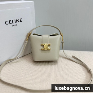 CELINE MEDIUM LOUISE BAG IN SMOOTH CALFSKIN 10K943 white