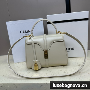 CELINE MINI 16 IN SATINATED CALFSKIN 197983 Beige