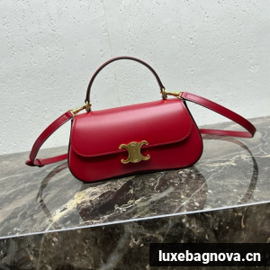 CELINE TEEN CELINE LOLA IN SHINY CALFSKIN 119533 red