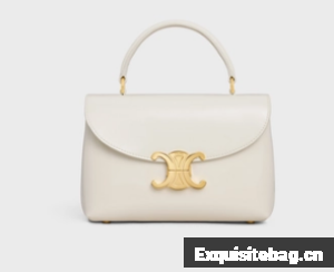 CELINE TEEN NINO BAG IN PATENT CALFSKIN 118113 white