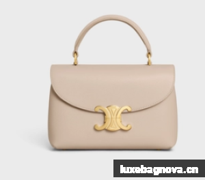 CELINE TEEN NINO BAG IN SUPPLE CALFSKIN 118113 CAPPUCCINO