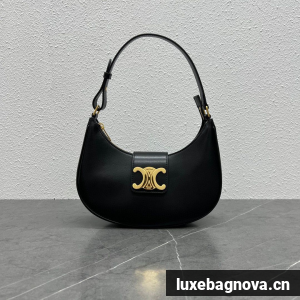 Celine AVA BAG IN SMOOTH CALFSKIN VINTAGE 114493 Black