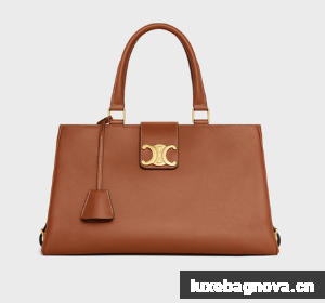 Celine MEDIUM APPOLINE BAG IN SUPPLE CALFSKIN 114963 TAN 