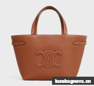 Celine MINI CABAS ANAIS CUIR TRIOMPHE IN GRAINED CALFSKIN 118613 TAN