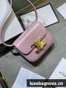 Celine MINI TRIOMPHE IN CALFSKIN 10I512 pink