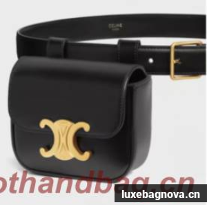 Celine Original Leather Belt Bag C3012 Black