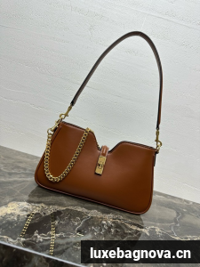 Celine SHOULDER CAMILLE 16 SOFT IN SMOOTH CALFSKIN 122073 Camel