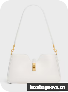 Celine SHOULDER CAMILLE 16 SOFT IN SMOOTH CALFSKIN 122073 white