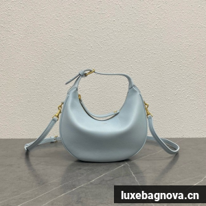 Celine TEEN CELINE LULU IN SUPPLE GRAINED CALFSKIN 120723 ice blue