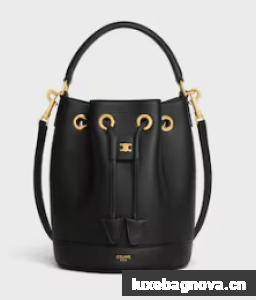 Celine TEEN CLARA BAG IN SUPPLE GRAINED CALFSKIN 121673 black