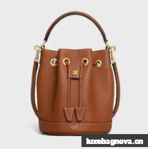 Celine TEEN CLARA BAG IN SUPPLE GRAINED CALFSKIN 121673 tan