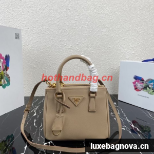Prada Galleria Saffiano leather mini-bag 1BA906 apricot