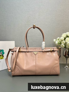 Prada Large leather handbag 1BA433 Lily-of-the-Valley