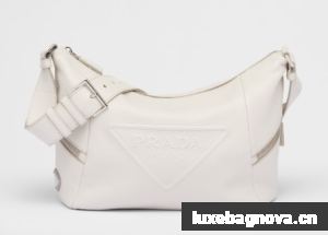 Prada Leather bag with shoulder strap 2VH165 white