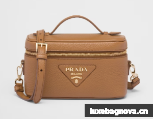 Prada Leather mini-bag 1BH202 Caramel