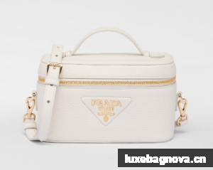 Prada Leather mini-bag 1BH202 white
