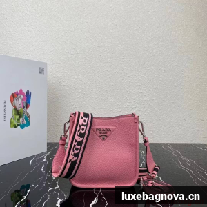 Prada Leather mini shoulder bag 1BH191 pink