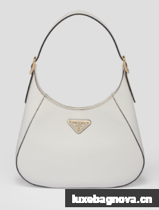Prada Leather shoulder bag 1BC179 white