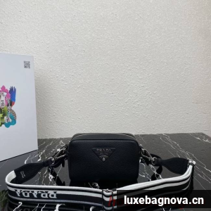 Prada Leather shoulder bag 1BH192 black