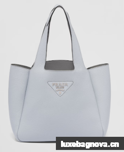 Prada Medium leather tote 1BG335 Cornflower