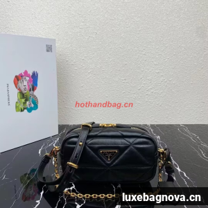 Prada Small nappa leather bag 1HH097 black