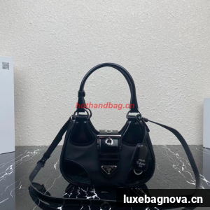 Prada Moon padded nappa-leather bag black