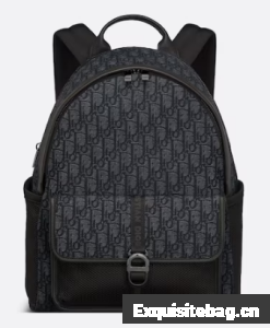 DIOR 8 BACKPACK Black Dior Oblique Jacquard 1EIBA178YK