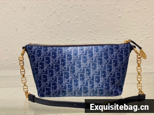 DIOR Blue Denim Dior Oblique Jacquard M3202 